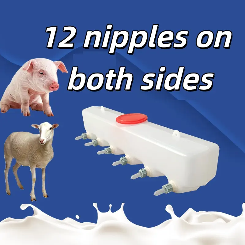 Silicone Nipple Feeder for Piglet Lamb